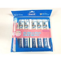 오랄비 고탄력 초미세모 칫솔 3+3 미세모칫솔 부드러운칫솔/미세모칫솔/초미세칫솔/항균칫솔/기능성칫솔, 단일 수량