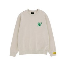 [빠른출고]/빈트릴 골프 BEENTRILL GOLF 컴포트핏 기모 맨투맨(라이트 베이지)