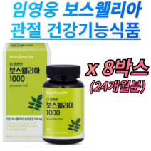 더 튼튼한 보스웰리아 1000 임영웅 항산화 피부 보스웰릭산 항산화제 소화, 90정 8박스 (24개월분