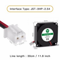 3D프린터부품 터빈 팬 5V 12V 24V 40mm * 4010 DC 터보 베어링 송풍기 Creality CR-10 Ender 3 Kit 3D 프린, 07 Only Fan Tuyerex5pcs