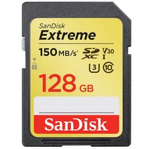 샌디스크 익스트림 SD카드 SDSDXV5, 128GB