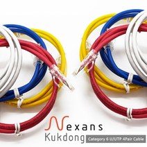 극동전선 넥상스 NKD42R.660 제작 랜케이블 블루 (0.5M CAT.6 UTP), 1개