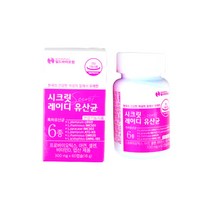 여성유산균 프로바이오틱스 300g 60캡슐x1 (2달분) 아연 셀렌 비타민D 엽산