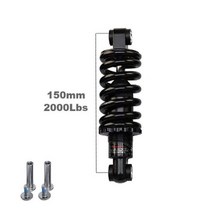 리어 자전거 MTB 쇼크 업소버 코일 스프링 125mm 150mm 165mm 190mm 산악 휠 의자 서스펜션 350 2000Lbs, 150mm 2000 Lbs
