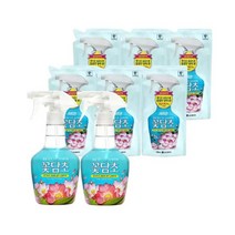 코스트코 샤프란 꽃담초 섬유탈취제 연꽃 400mlx2 + 리필 320mlx6