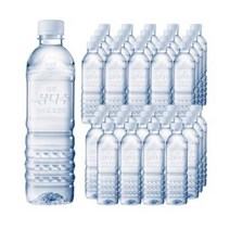 제주 삼다수 그린 무라벨 500ML 40병(100%무라벨), 40병