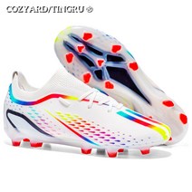 TINGRU 발목 축구화 발볼넓은 편한 풋살화 경량 가벼운 운동화 선수축구화