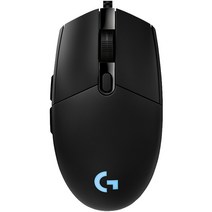 로지텍 G PRO HERO 게이밍 유선 마우스, 블랙