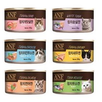 ANF 캣푸드 캔 6종 1box (24개) 당일 배송, 1박스, 참치새우