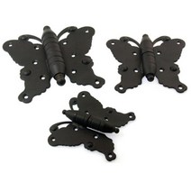 한옥문 우측 48x91x16mm 블랙 돌출경첩 주막 집짓기