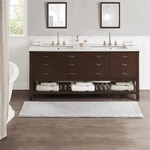 MADISON PARK SIGNATURE Splendor 양면 면 터프트 욕실 러그-3000 GSM 호텔 품질 럭셔리 플러시 하이 파일 매트 흡수성 빠른 건조 샤워실 장식 61x1, 24x72, Grey