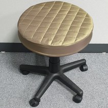 베드스토리 주문제작 보조 원형 둥근의자 NP원단 커버, 47.샌드