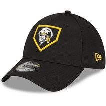 New Era Pittsburgh Pirates 39THIRTY 2022 온필드 클럽하우스 스트레치 핏 캡 모자 블랙 피츠버그 파이어리츠, Small-Medium