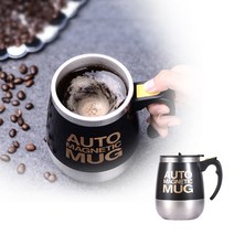 자동회전 토네이도 머그컵 회오리 보온보냉 텀블러 오토 전동 쉐이크 쉐이커, 토네이도머그(레드)