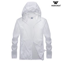 여름 자외선차단 후드집업 스판 바람막이 점퍼 W076J+국내발송