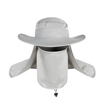 스내플 3단변형 스크린쉐이드 낚시 등산모자, 그레이