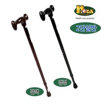 노바 2단 일반 지팡이 보행보조, 1개, 검정