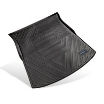 테슬라 모델 Y 매트 일반 tpe 트렁크 프렁크 카고 하부 컴 파트먼트 트레이 라이너 부츠 매트 amp 뒷좌석 등받이 프로텍터 더티프루프, 부트 매트 1 슬라이스