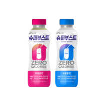 빙그레 슈퍼부스트500ml 2종/총12개(수분충전6+파워충전6)/혼합무배