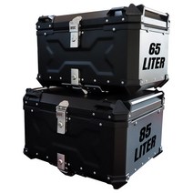 대성 알루미늄 탑박스 65L 85L 신제품 최고급탑박스 알탑 오토바이 탑박스 리어백 배달대행 배달통, 65리터