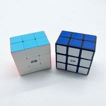 2X3X3 QiYi 치이 233 큐브 루빅스 스피드 큐브 치이큐브 MoFangGe 모팡지/ QiYi 233 Speed Cube 10개이상 구매시 마론 8색펜 1개 증정, 블랙(Black)