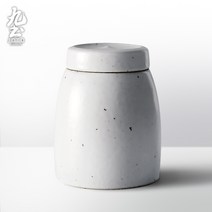 수제 차 캔 세라믹 밀봉 캔 쿵푸 차 창고 차 캔 벌크 차 캔 저장 캔, NONE, 색상 분류: 순수한 흰색