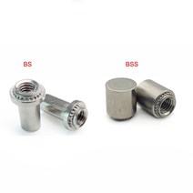 리벳 너트 스테인레스 스틸 BS 타입 방수 m3 m4 m5 m6 M8 PEM 셀프 클린칭 압력 패스너, 19 BSS M4x12x2