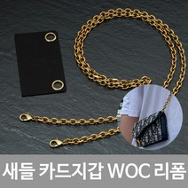 CD SADDLE 새들 플랩 카드 지갑 홀더 이너백 체인 WOC 리폼 세트