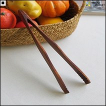 리조트식당 패밀리레스토랑 나무재질 겨울파티 음식집게 조리용집게