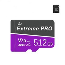 고속 마이크로 TF SD 카드 1TB 메모리 2TB 플래시 휴대폰 컴퓨터 카메라 대시 캠, 512GB sd card