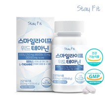 스마일라이프 위드 테아닌 스트레스 긴장완화 영양제, 3통, 60정