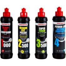멘제르나 독일 직배송 헤비 컴파운드 미디엄 폴리쉬 슈퍼 피니시 3종세트, 4개, 250ml