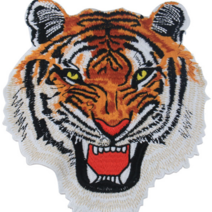 열접착식 봉제식 대형 자수 패치 와펜, 대형호랑이