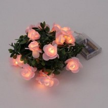 LED가랜드 장미전구 20구(핑크S) 차박 캠핑 분위기 장식 인테리어 무드등, 상세페이지 참조