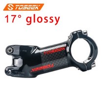 로드 MTB 자전거 스템 TOSEEK-카본 스템 10/17/25/35 도 산악 자전거 스템 31.8mm 핸들 바 스템 60/70/80/90/100/110/120mm 라이저 BMX MTB 부품, 11 17 degrees-100mm
