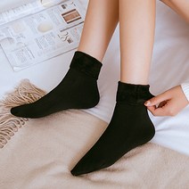 치퍼댄 밍크퍼 기모 수면양말 방한 보온 융털양말 10켤레