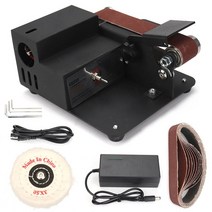 밸트 그라인더 미니 전기 벨트 샌더 DIY 연마 그라인딩 머신 고정 앵글 샤프닝 블레이드 커터 에지 전동 공, 04 Style 1