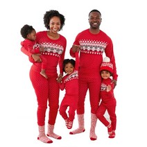 크리스마스 커플룩 패밀리룩 크리스마스 실내복가족 스마스 잠옷 옷 어머니 엄마와 아들 딸 동등한 커플 모양 일치하는 잠옷 의류 세트 의상