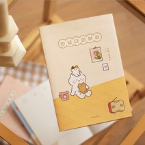 만년 바이나쿠 안냥 다이어리 고양이 일러스트 플래너, 0102 노랑
