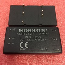 MORNSUN DC/DC 전원 공급 장치 모듈 VRB1212LD-15WR2 입력 9-18V 단일 출력 12V 15W 1.25A