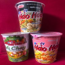 베트남 하오하오 컵라면 Hao hao 라면 67g 3종류, 핑크(새우육수맛)