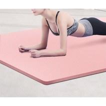 홈트 요가 매트 층간소음 두께 15mm 20mm 대형 필라테스 운동 헬스장 미끄럼방지, 핑크 90 x 185cm