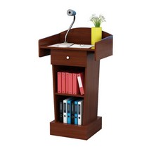 강당 강의대 교탁 연설테이블 학원 교수대 교회 설교, 검정 60x40x110(1.5cm 두꺼운 판)