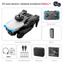 전문가용 쿼드콥터 드론 4k F4 HD 듀얼 카메라 기계식 짐벌 5G 와이파이 GPS 시스템 RC 2Km 비행 25, 16 OR4K Dual cameras 1B