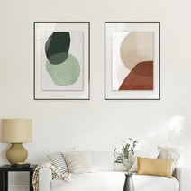 슬림 알루미늄 액자 A2, 순백, (와이어줄)가로형, 출력물포함