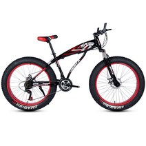 24 27단 광폭타이어4.0 산악자전거 입문용 MTB자전거, 24단 푸른 상어 특별 가격 24인치