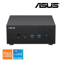 에이수스 ASUS 미니PC PN64 인텔 코어 CPU 12세대 i5-12500H 데스크탑, 기본, SSD 240GB