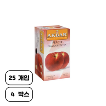 아크바 복숭아향 홍차, 2g, 100개