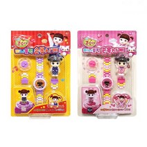 콩순이 미니 블럭 손목시계