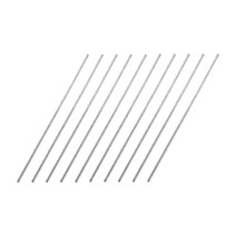 Awclub 1.5mm x 100mm 304 스테인리스 스틸 솔리드 라운드 로드 선반 바 스톡 DIY 공예 모델 자동차 헬리콥터 비행기 - 10개